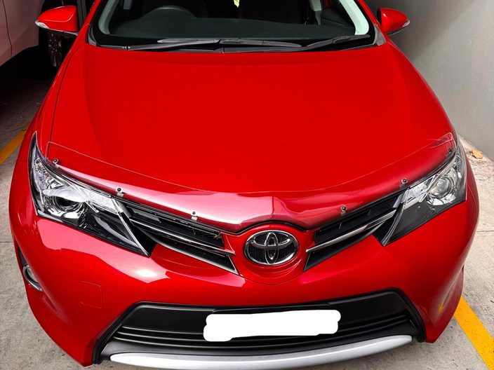 Collision damage through to finished repair — repaired